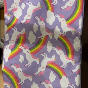 Pottery Barn Kids Unicorn and Rainbow wet dry bag